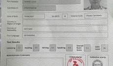 KẾT QUẢ THI IELTS VÕ HOÀNG LONG